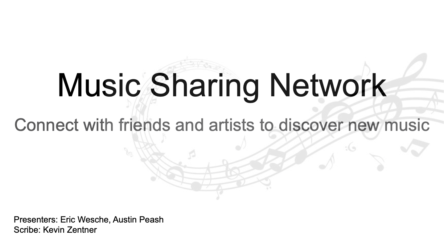 Music Sharing Network