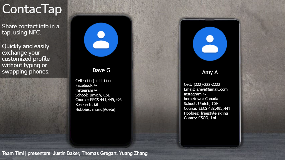 Timi ContacTap